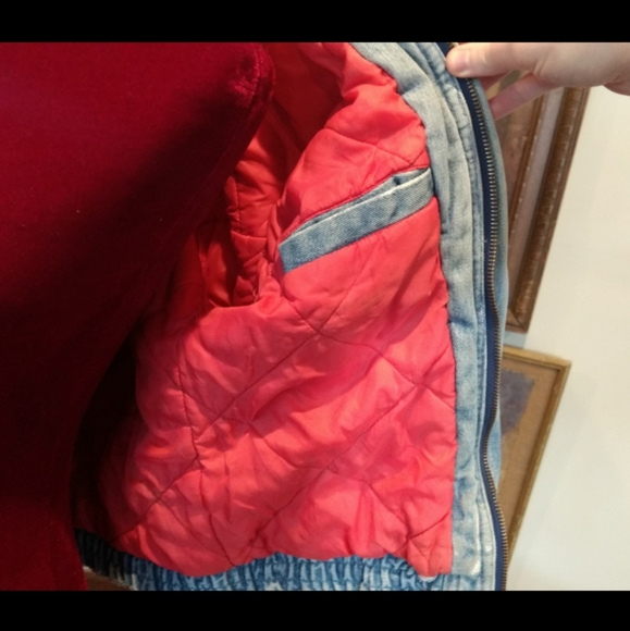 RARE 1980s Gearing Up Denim Jacket - Picture 7 of 16